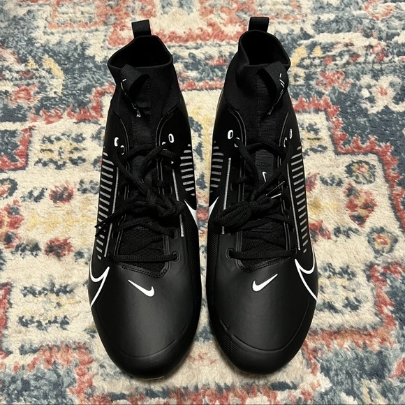 New Nike Vapor Edge Pro 360 2 Football Cleats Black DA5456-010 Men Size - Picture 2 of 4